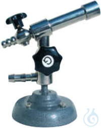 Gas blowlamp - natural gas - with 2 valves - brass + Ni Gasgebläselampe -...